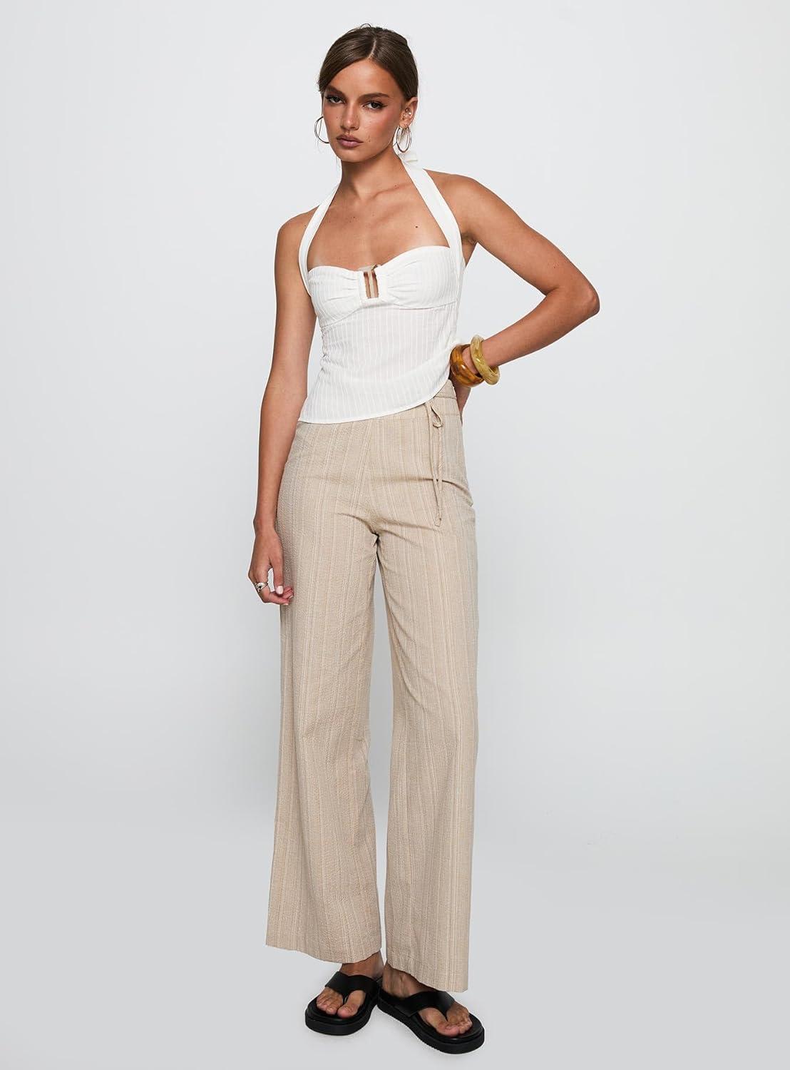 imagePrincess Polly Isabetta White Halter Neck Crop TopWhite