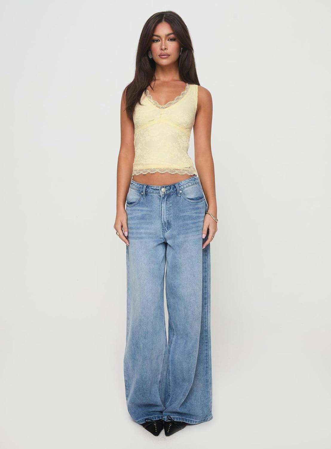 imagePrincess Polly Womens Far Away TopYellow