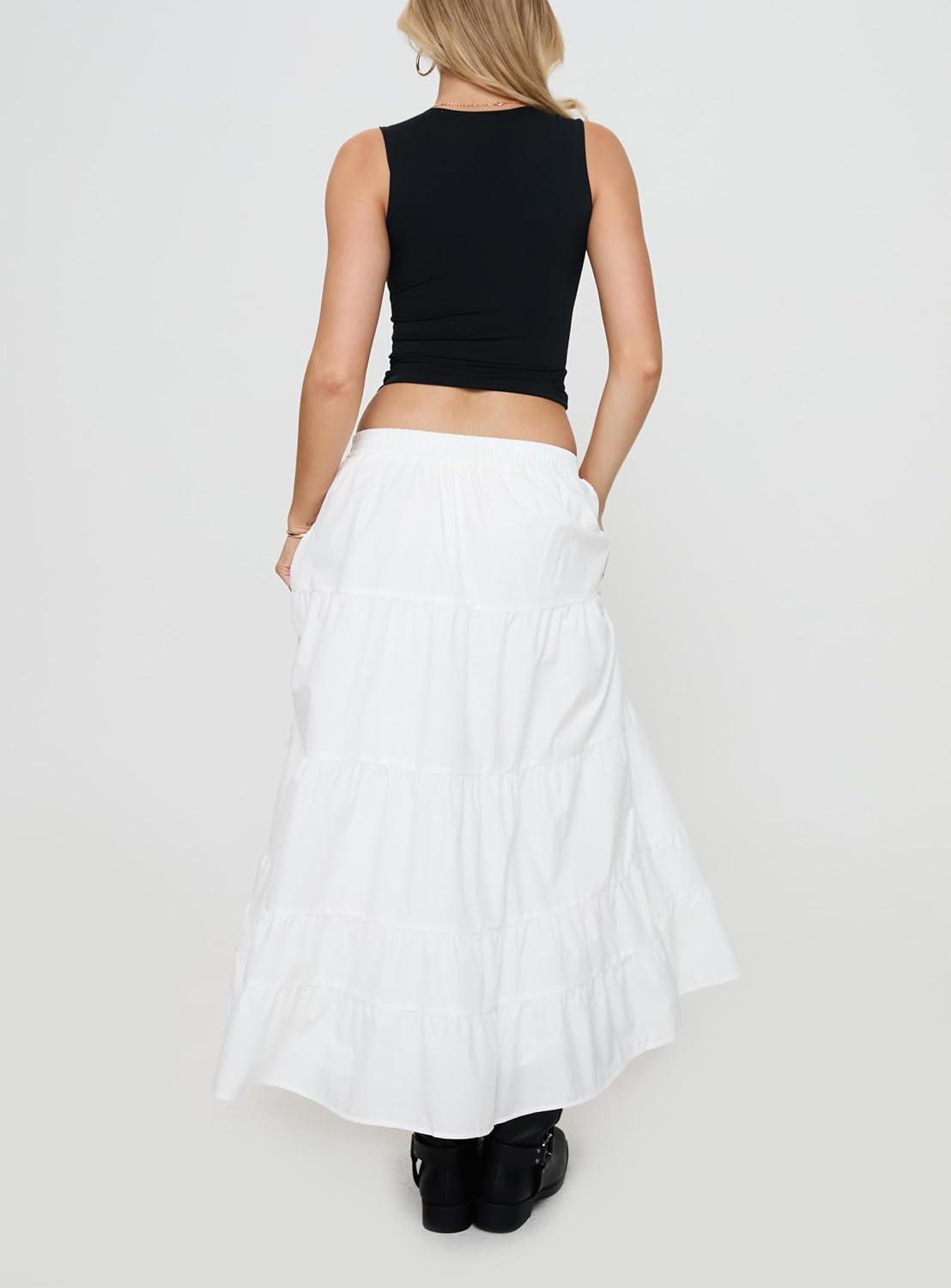 imagePrincess Polly Womens Garden Party Maxi SkirtWhite