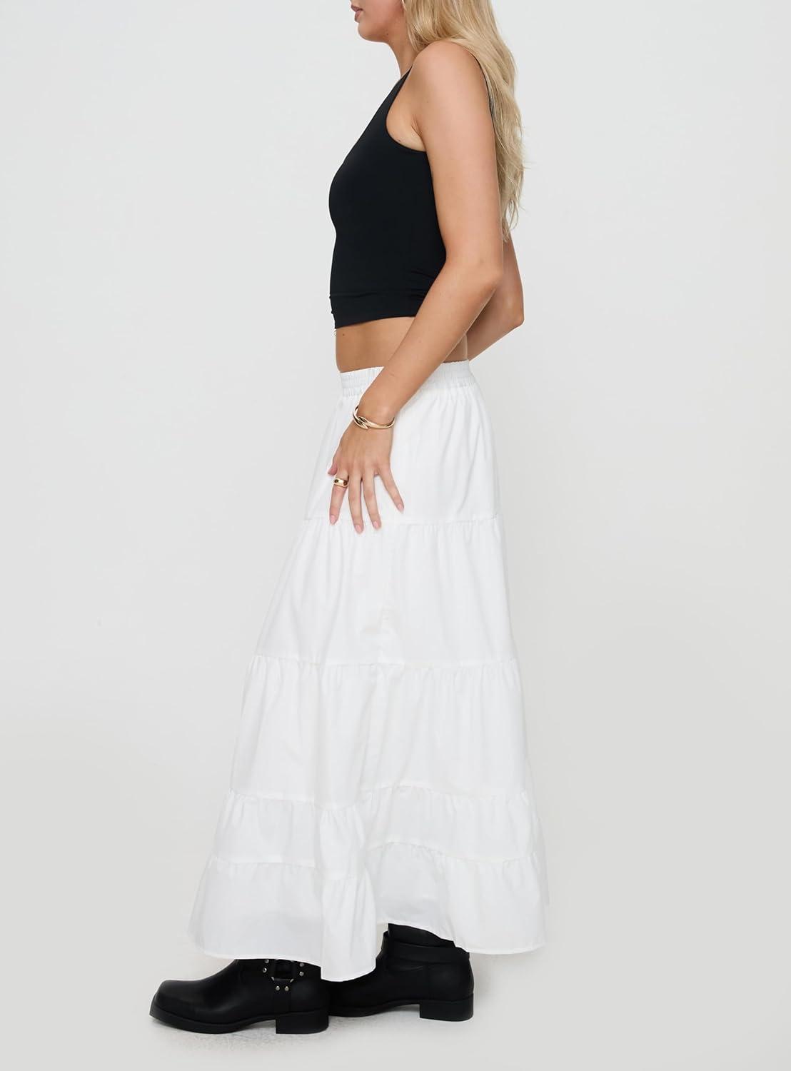 imagePrincess Polly Womens Garden Party Maxi SkirtWhite