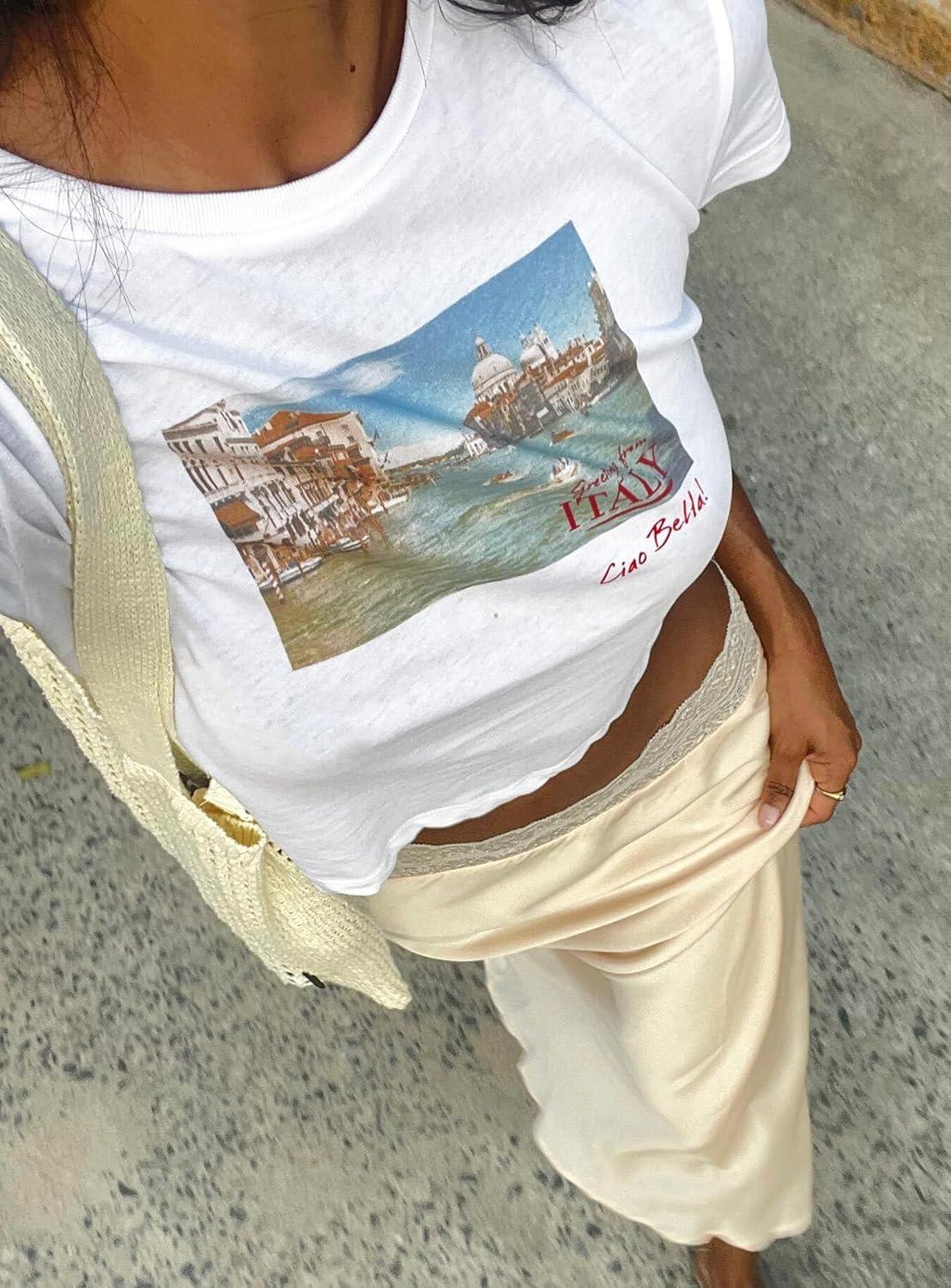 imagePrincess Polly Womens Italy Love TeeWhite