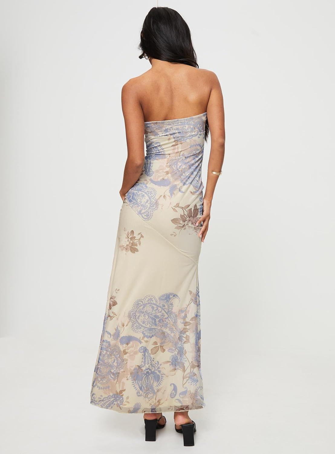 imagePrincess Polly Womens Kyanne High Split Maxi DressBeige
