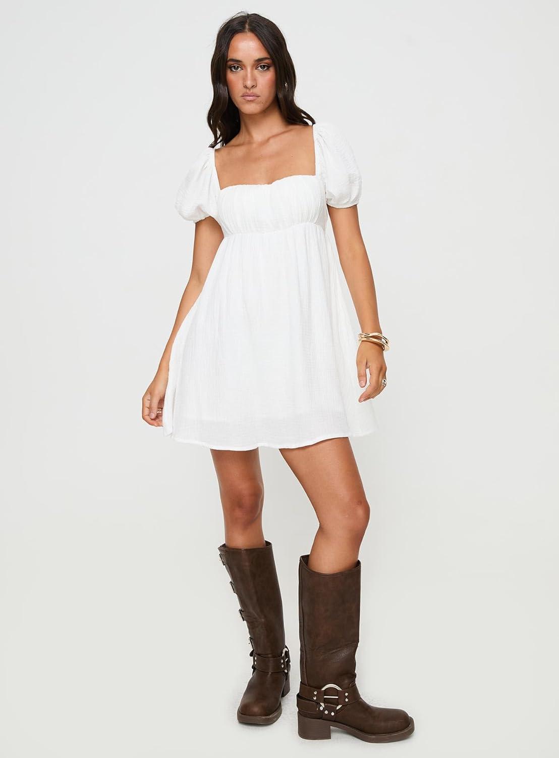 imagePrincess Polly Womens Lets Dance Mini DressWhite