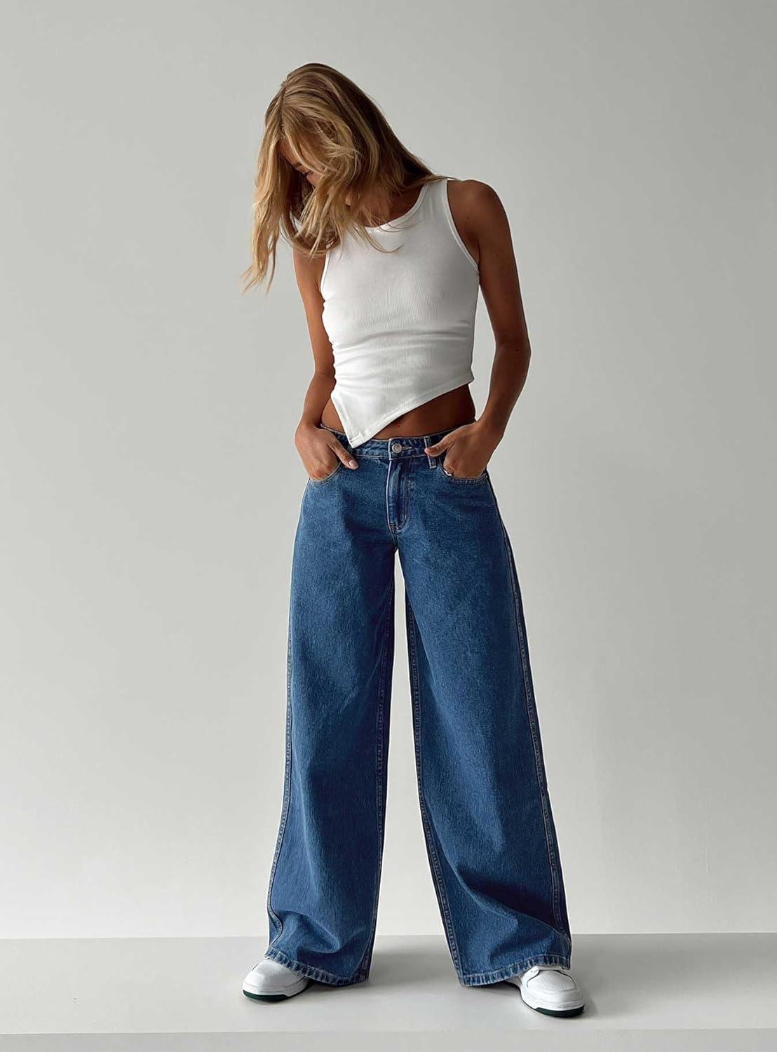 imagePrincess Polly Womens Ramos Low Rise Jeans DenimDark Wash Denim