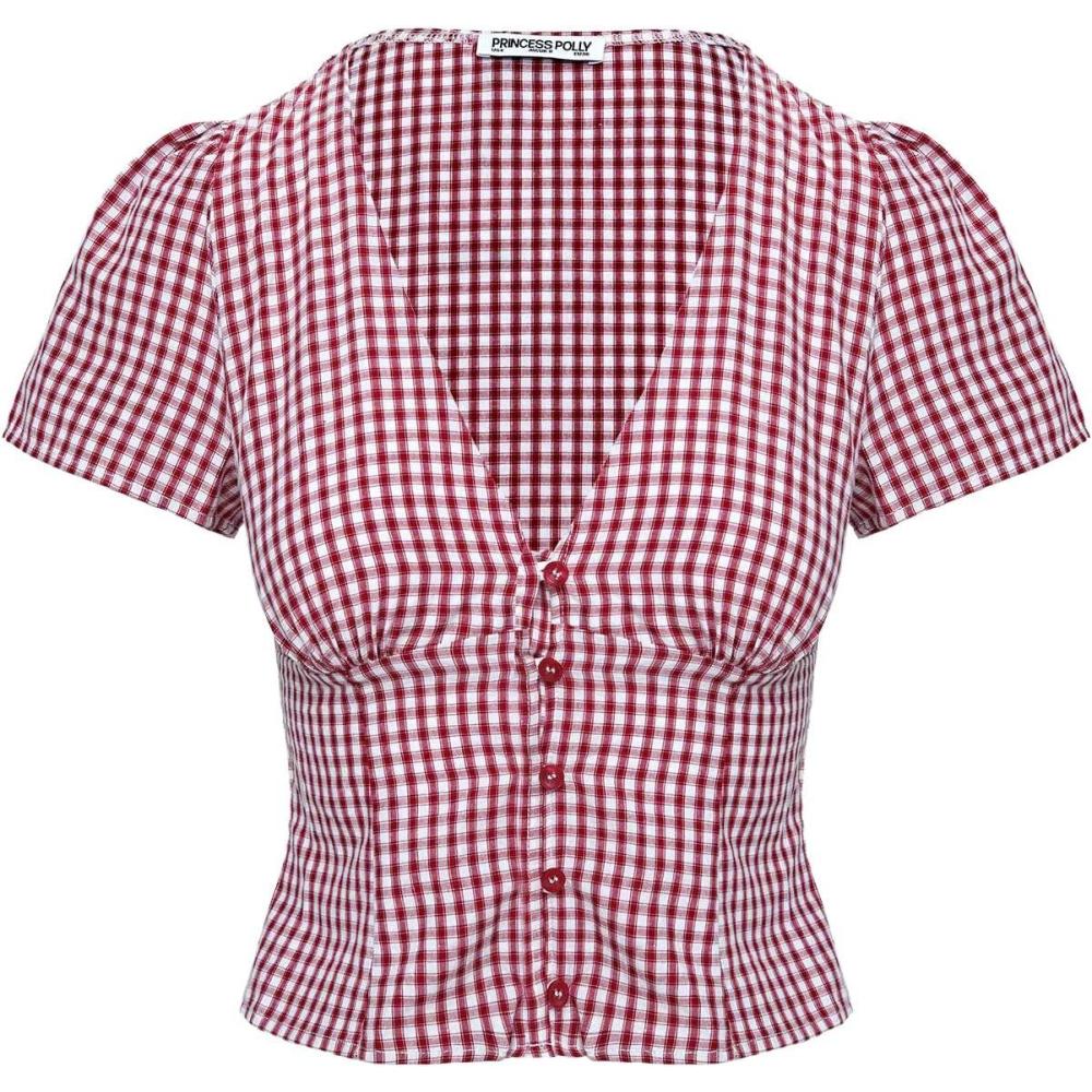 imagePrincess Polly Isolda Top Red GinghamRed Gingham