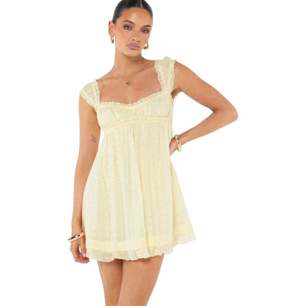 imagePrincess Polly Womens Carlita Mini DressYellow