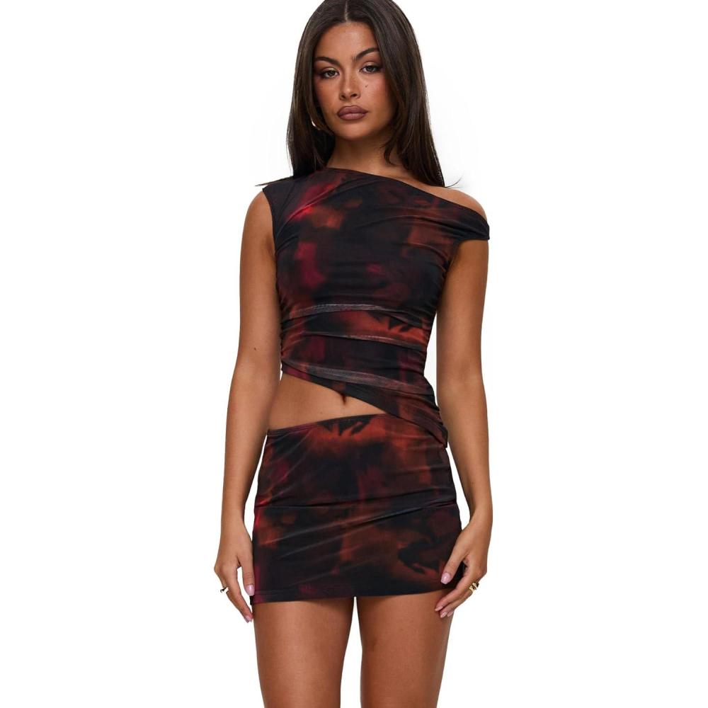 imagePrincess Polly Womens Maribella Set BlackRedMulticolor