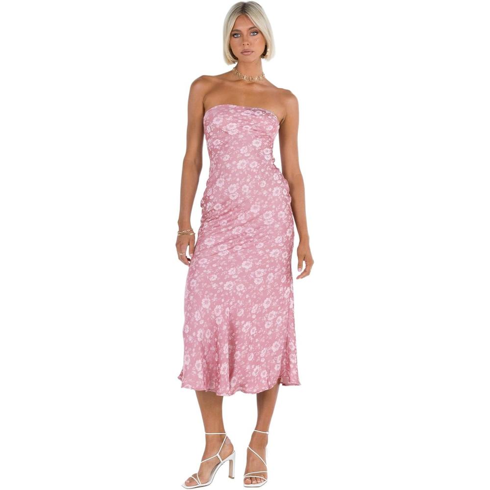 imagePrincess Polly Womens Salvin Strapless Maxi DressPink