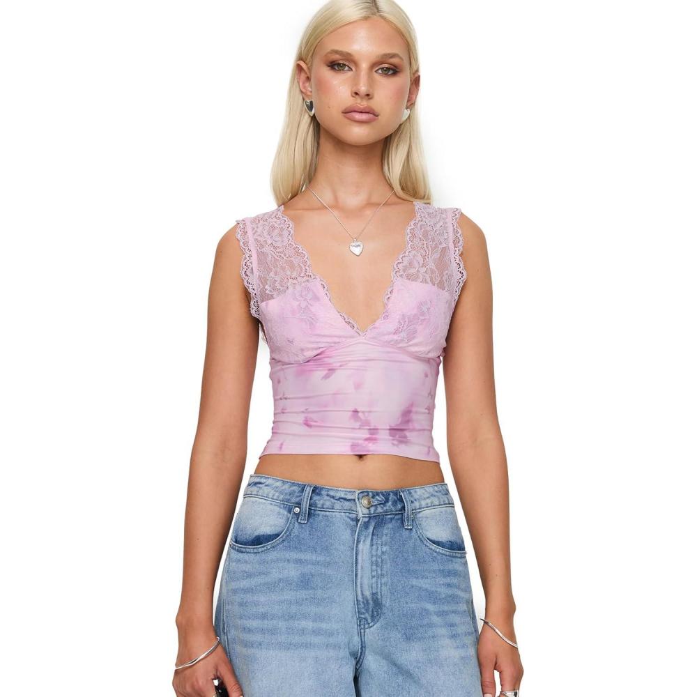 imagePrincess Polly Womens Typha Top Pink FloralPink Floral
