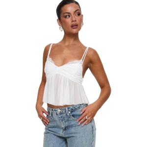 Princess Polly Women’s Corella Top(White)