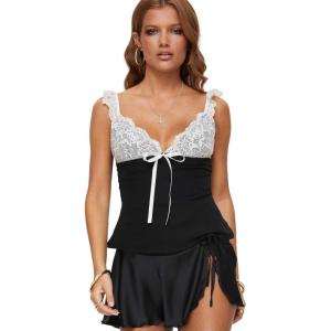Princess Polly Women’s Delvonte Top(Black)