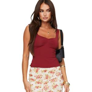 Princess Polly Women’s Rehna Top(Red)