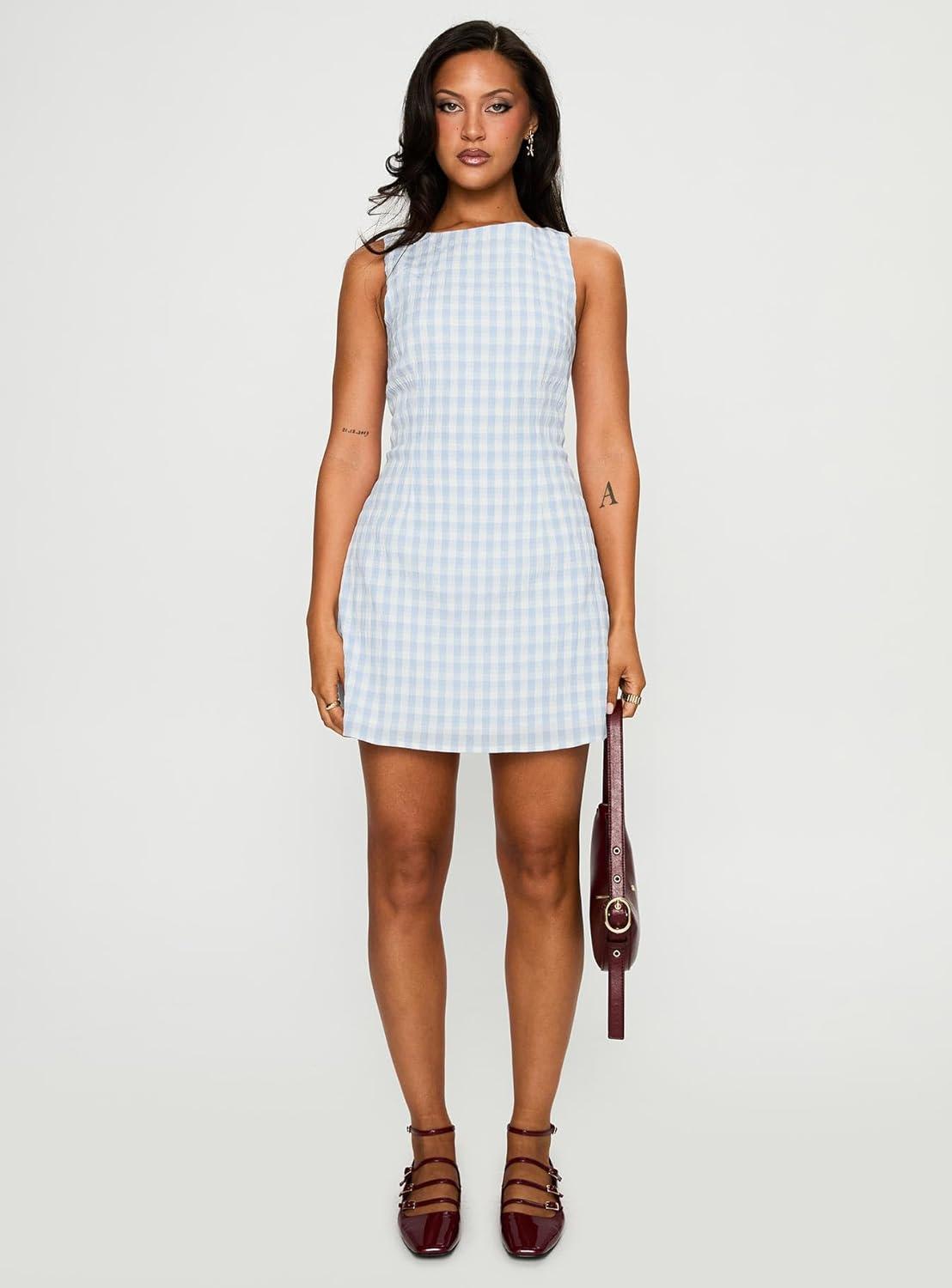 imagePrincess Polly Womens Alfalfa Mini DressBlue