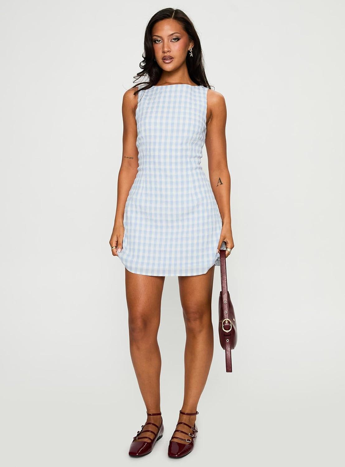 imagePrincess Polly Womens Alfalfa Mini DressBlue