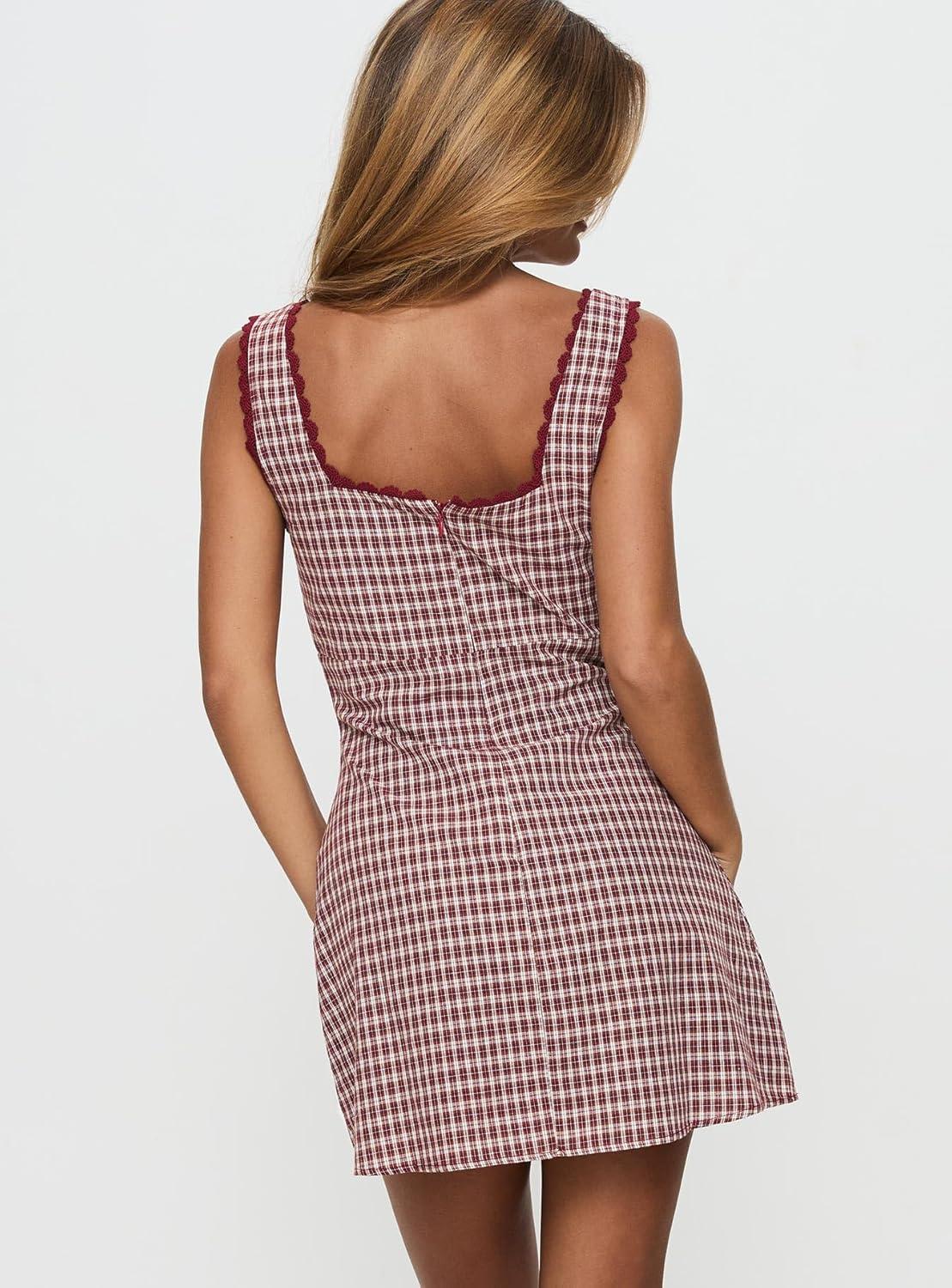 imagePrincess Polly Womens Dasha Mini DressRed Check