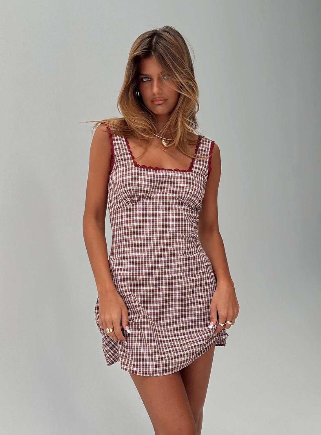imagePrincess Polly Womens Dasha Mini DressRed Check