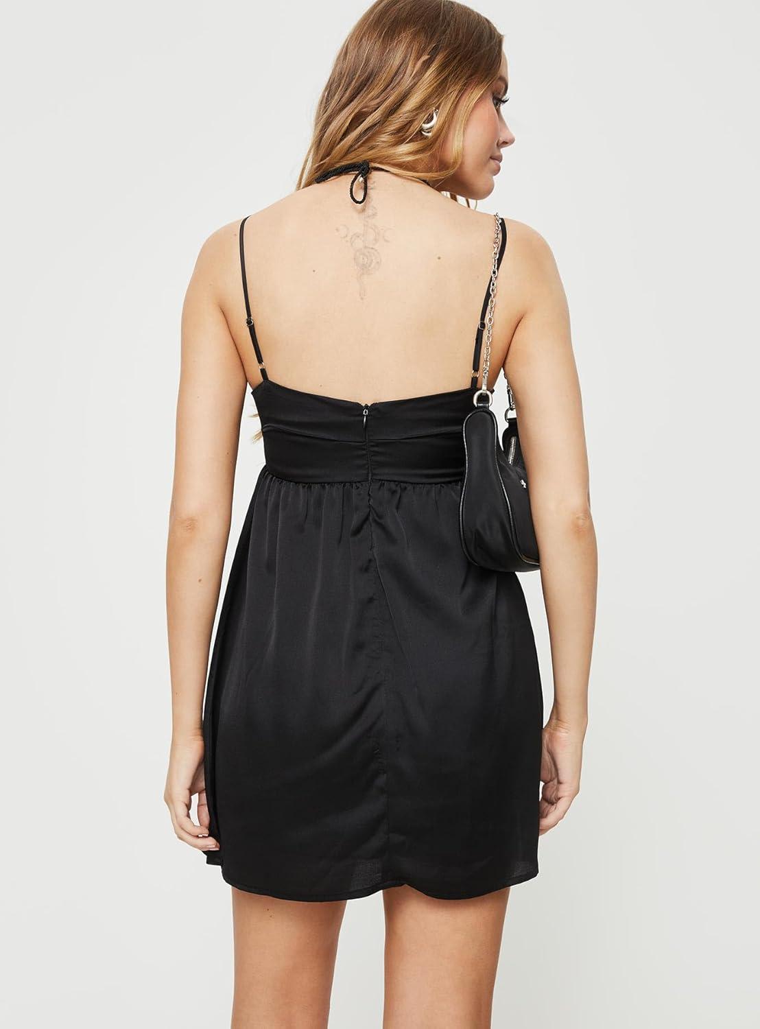 imagePrincess Polly Womens Ortega Mini Dress Lower ImpactBlack