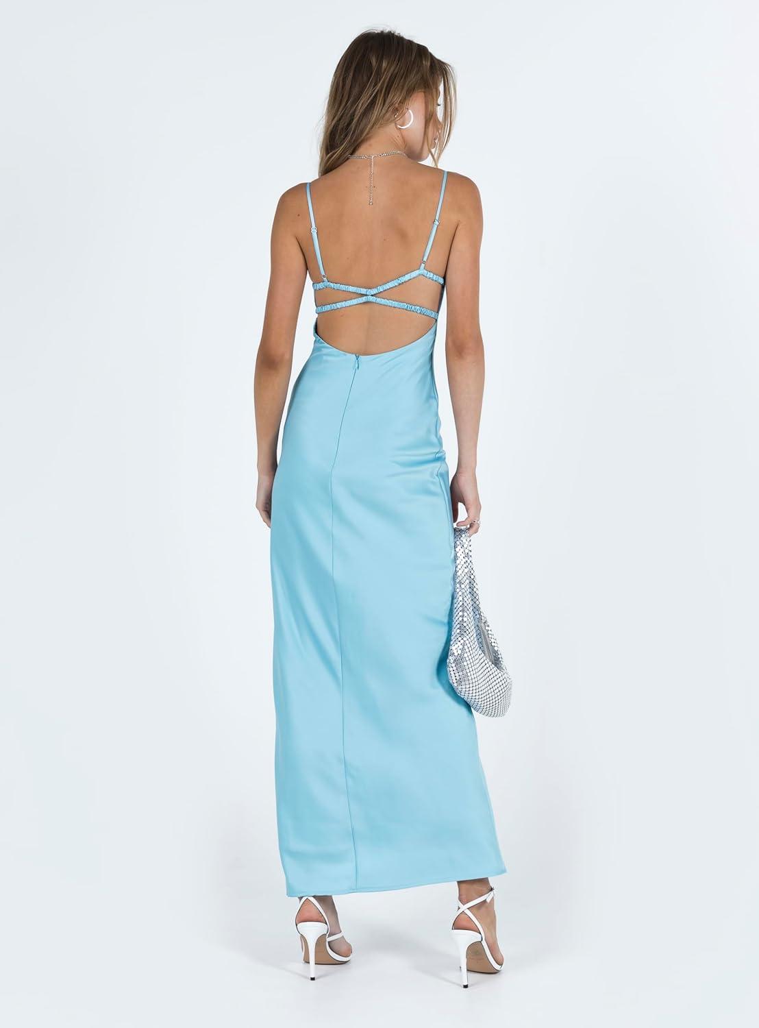 imagePrincess Polly Womens Ravia Maxi Dress BlueNavy