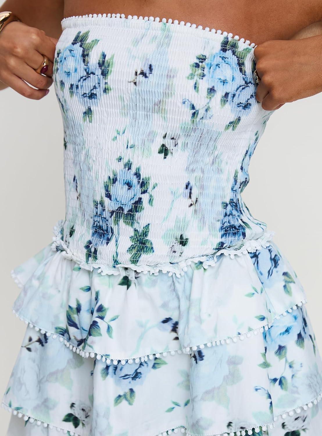 imagePrincess Polly Womens Sunkiss Frill Mini DressWhite