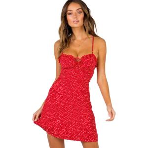 Princess Polly Women’s Love Birds Mini Dress(Red)