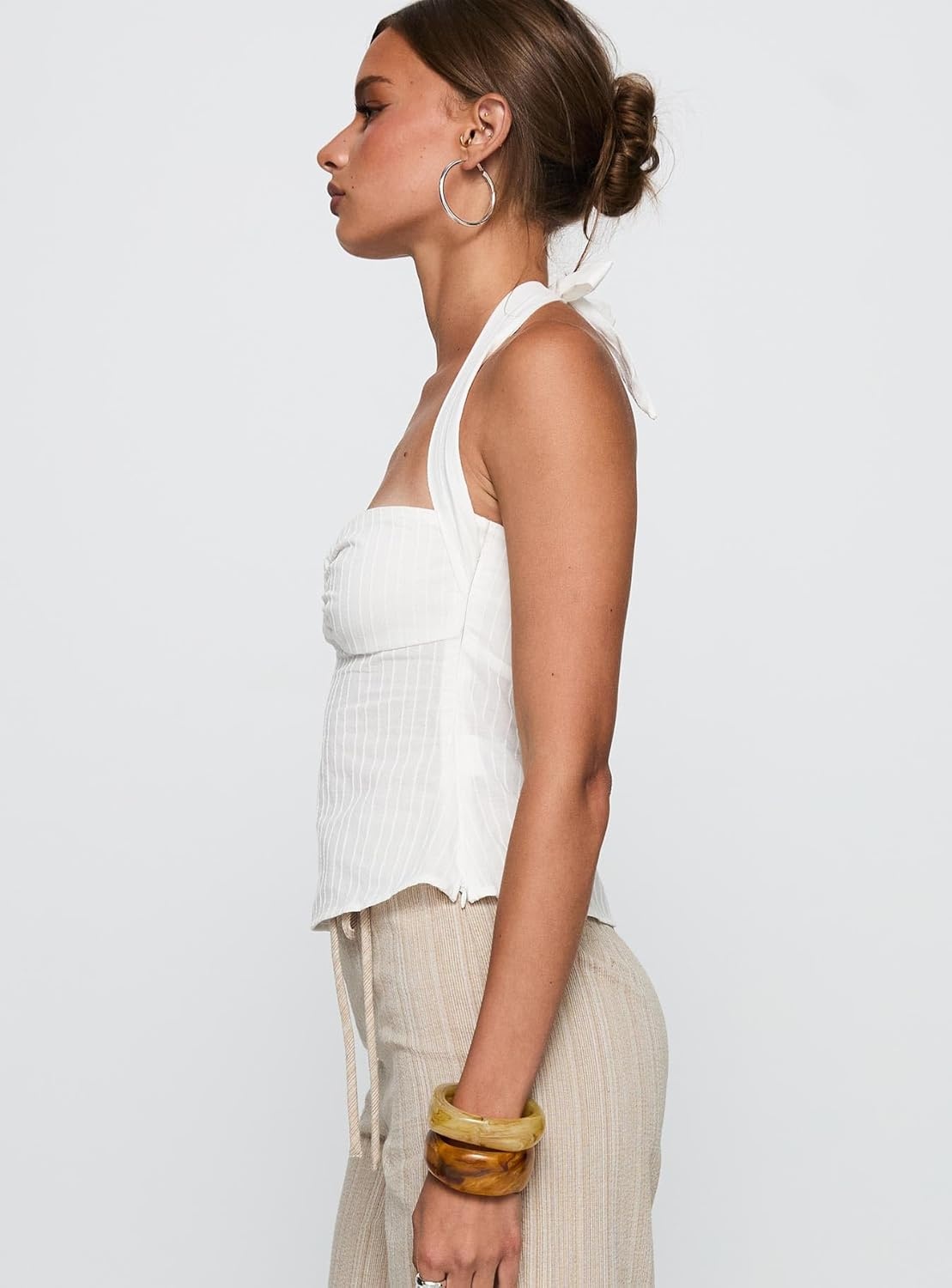 imagePrincess Polly Isabetta Halter Neck Crop TopWhite