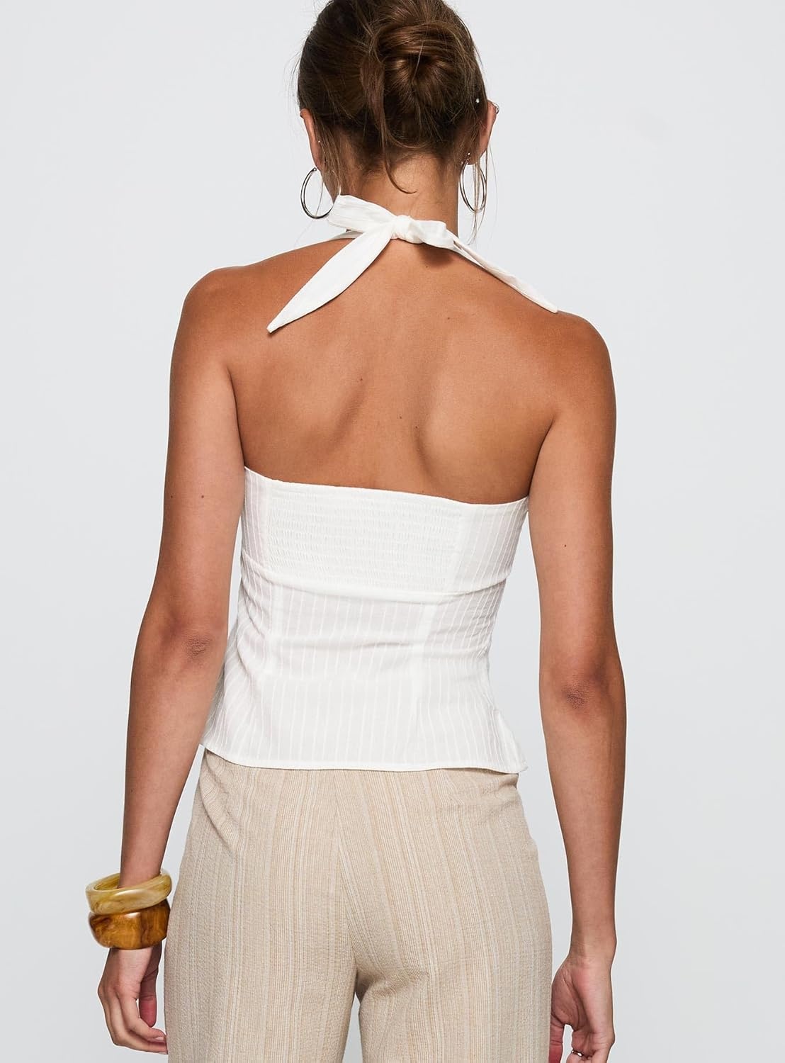 imagePrincess Polly Isabetta Halter Neck Crop TopWhite