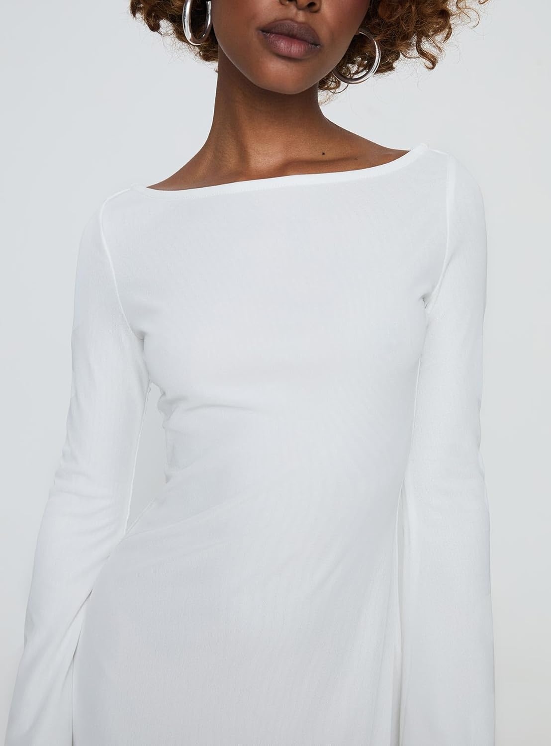 imagePrincess Polly Lukea Long Sleeve Mini DressWhite
