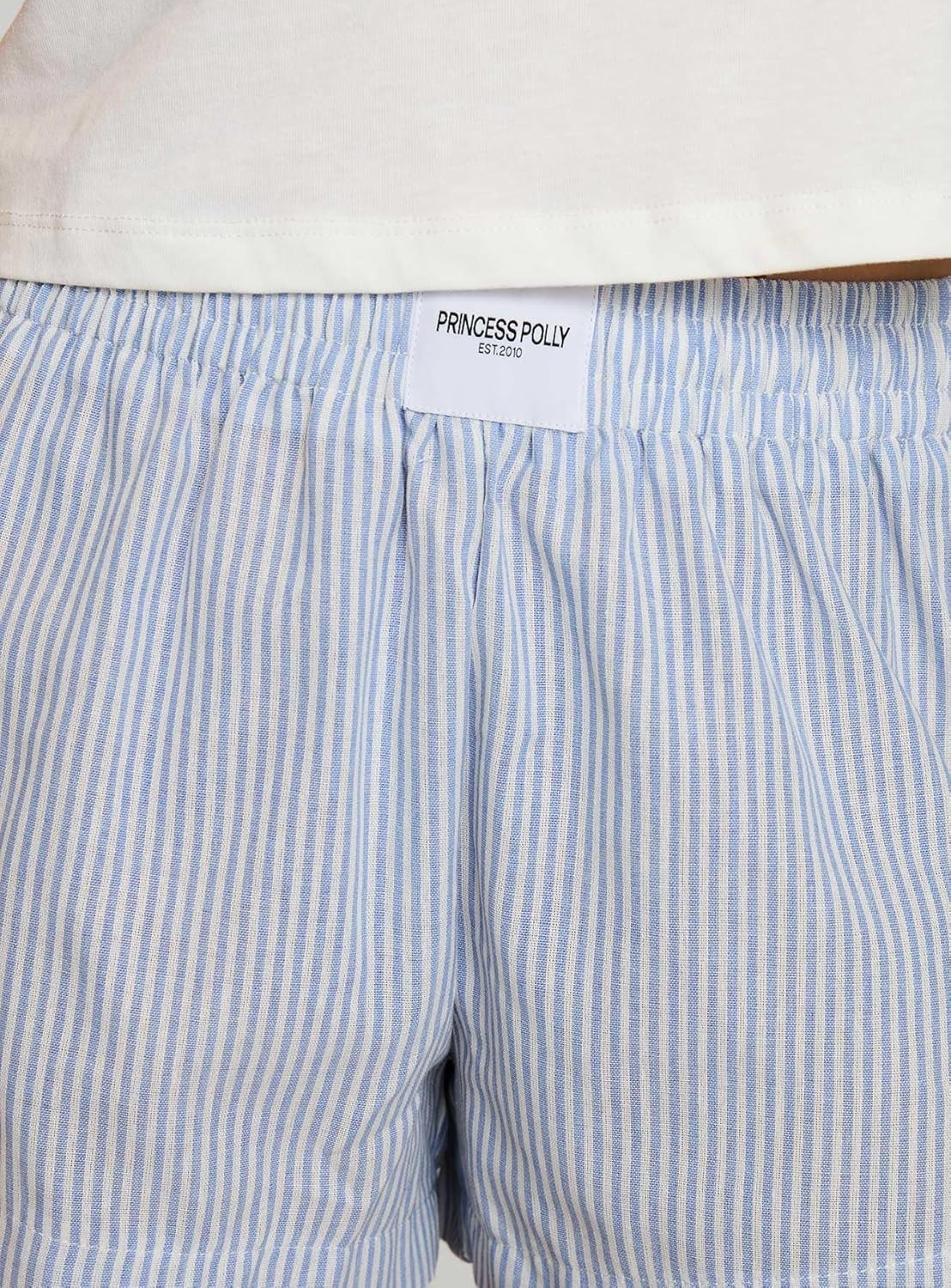 imagePrincess Polly Womens Sincar Boxer Shorts BlueWhite StripeBlue White