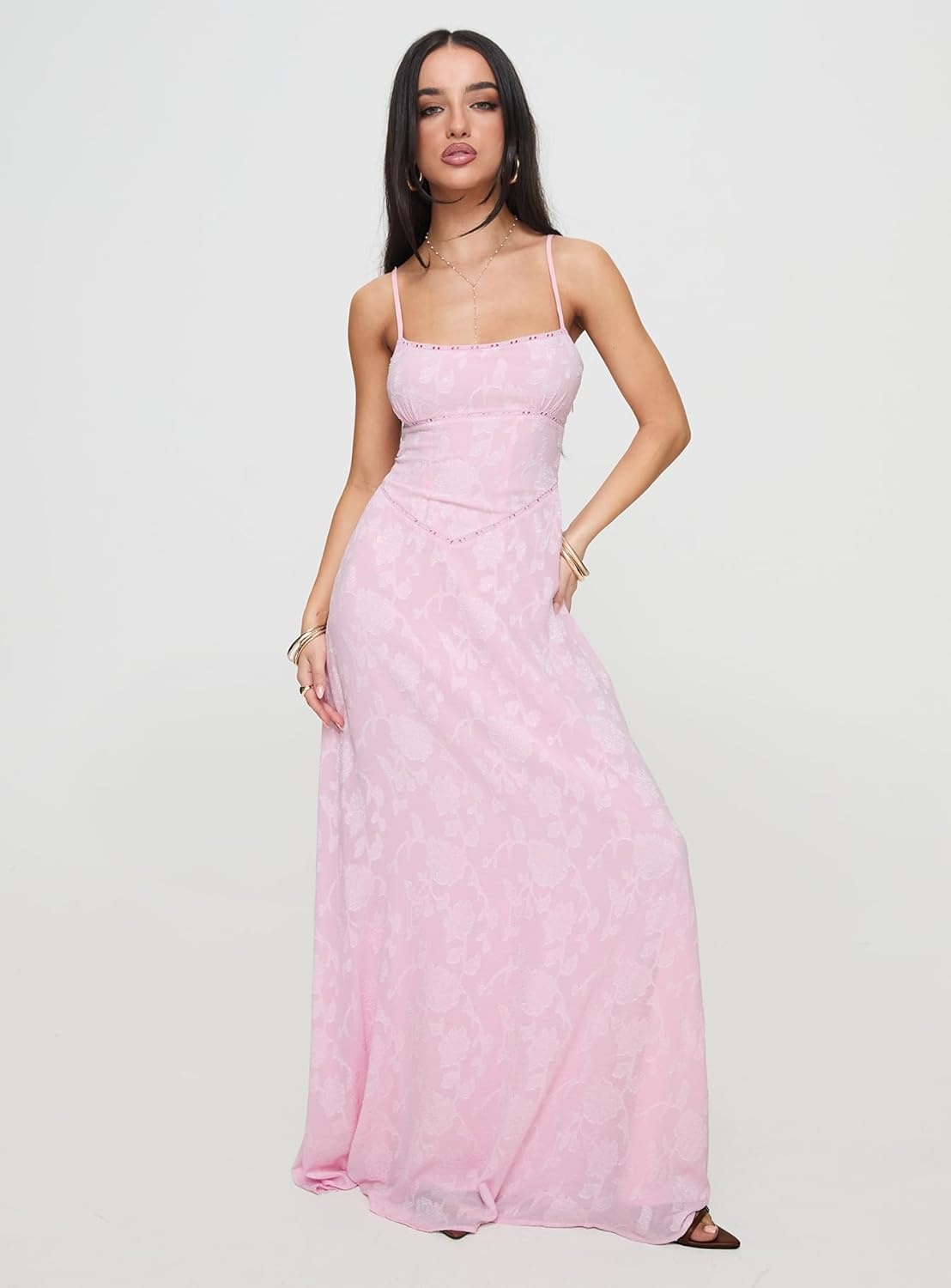 imagePrincess Polly Womens South of France Maxi DressPink