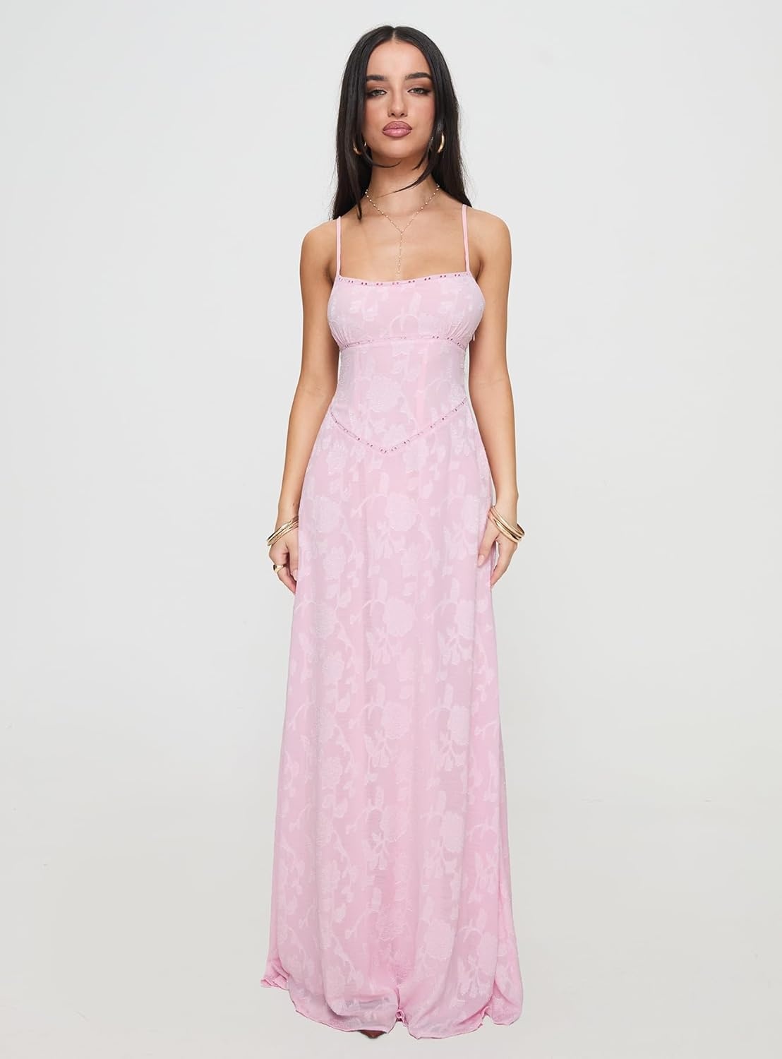 imagePrincess Polly Womens South of France Maxi DressPink
