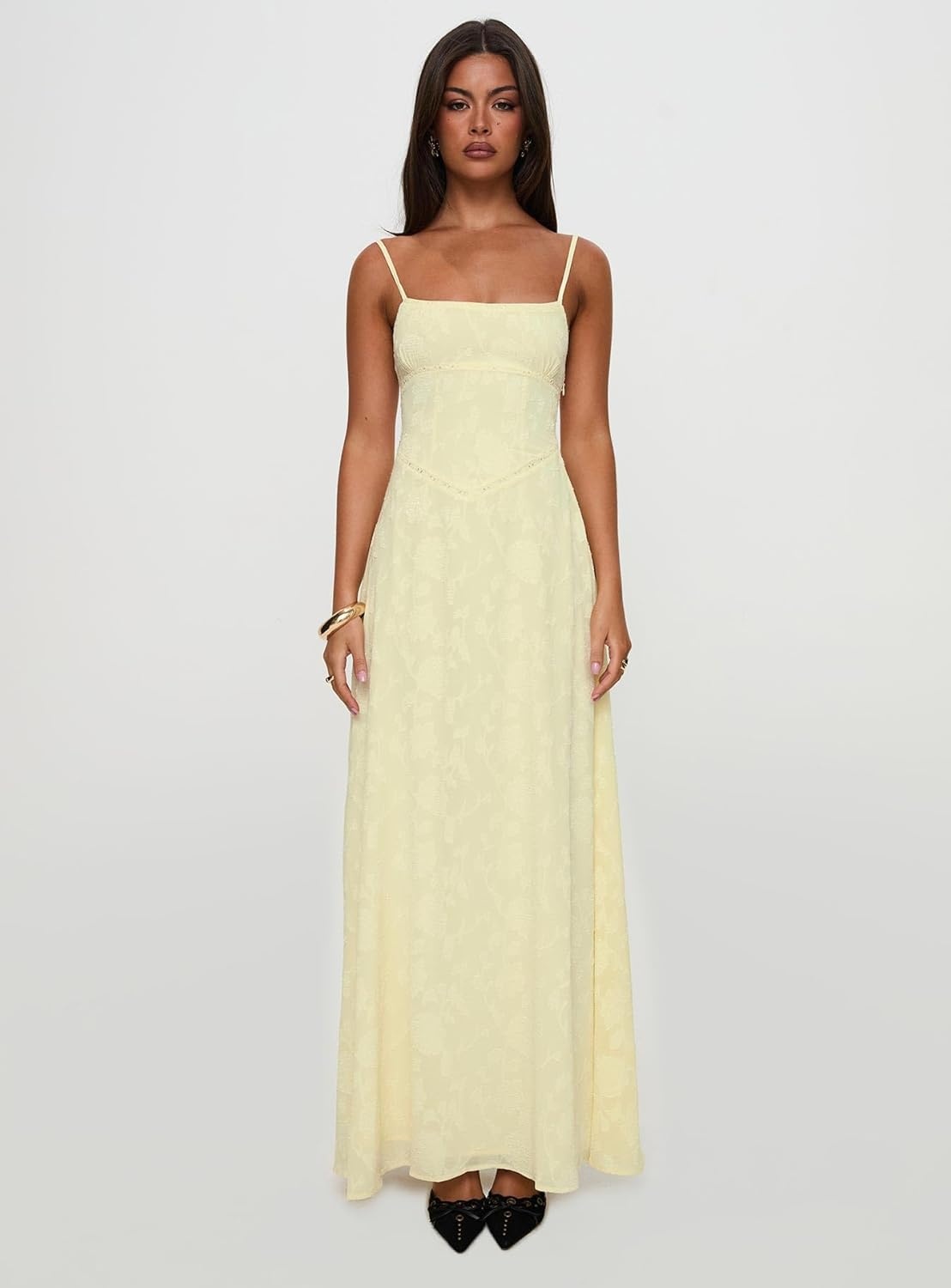 imagePrincess Polly Womens South of France Maxi DressYellow