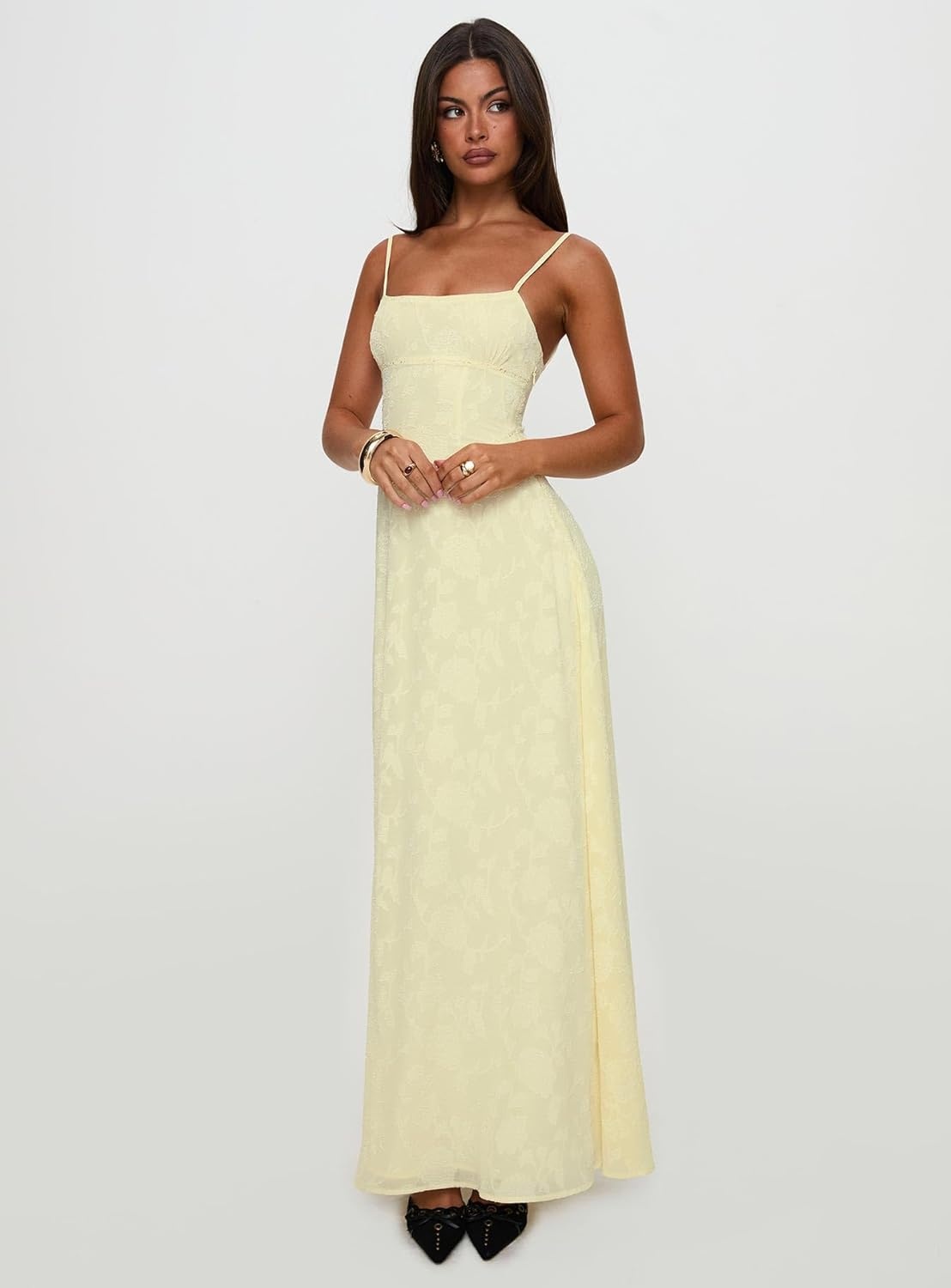 imagePrincess Polly Womens South of France Maxi DressYellow