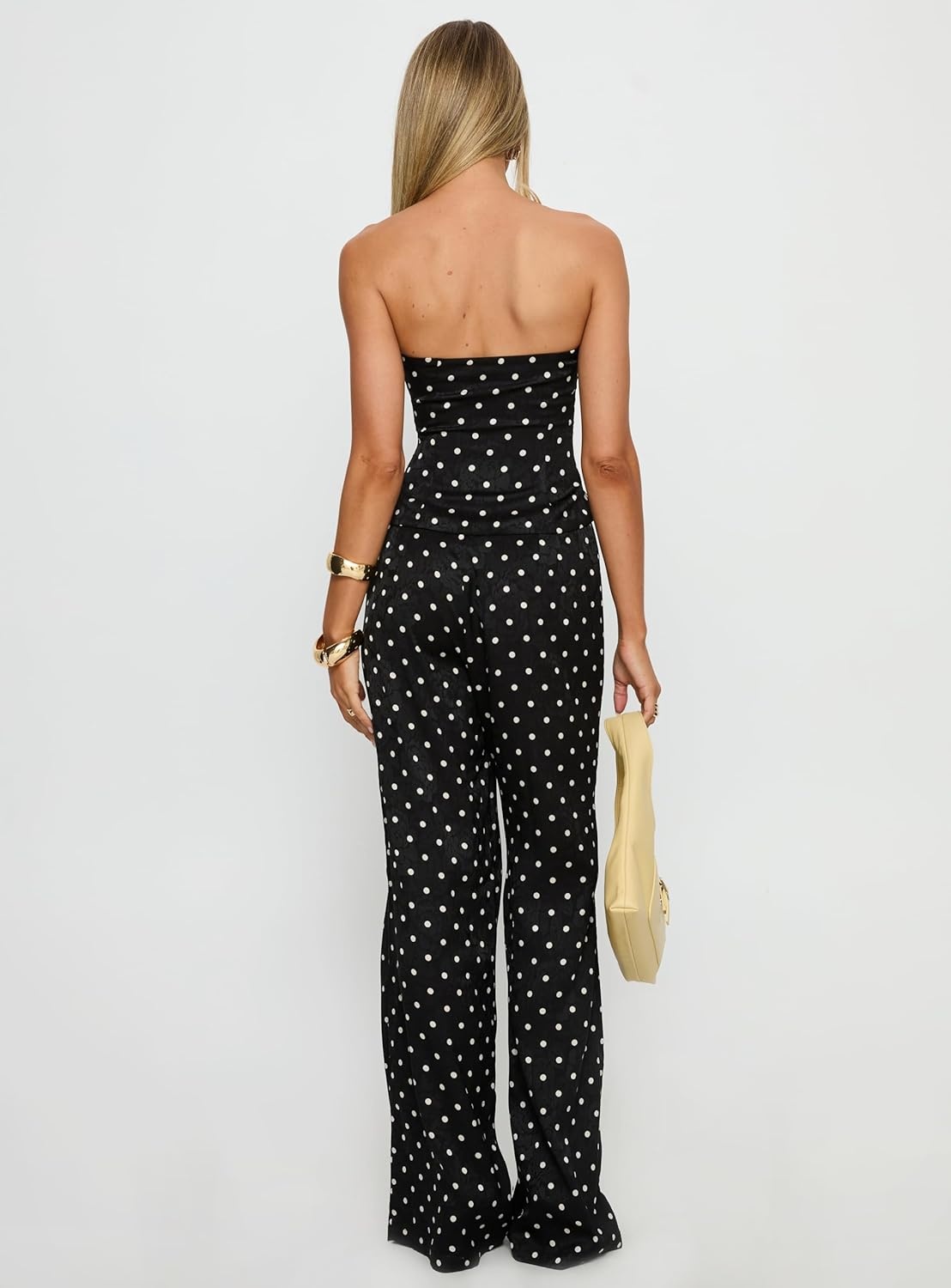 imagePrincess Polly womens Powdered Sugar Strapless SetBlack Polka