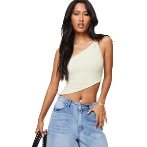 Princess Polly Women’s Toomba One Shoulder Top(White)