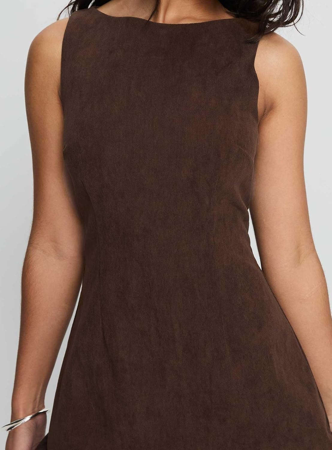 image:imagePrincess Polly Womens Alfalfa Corduroy Mini DressChocolate