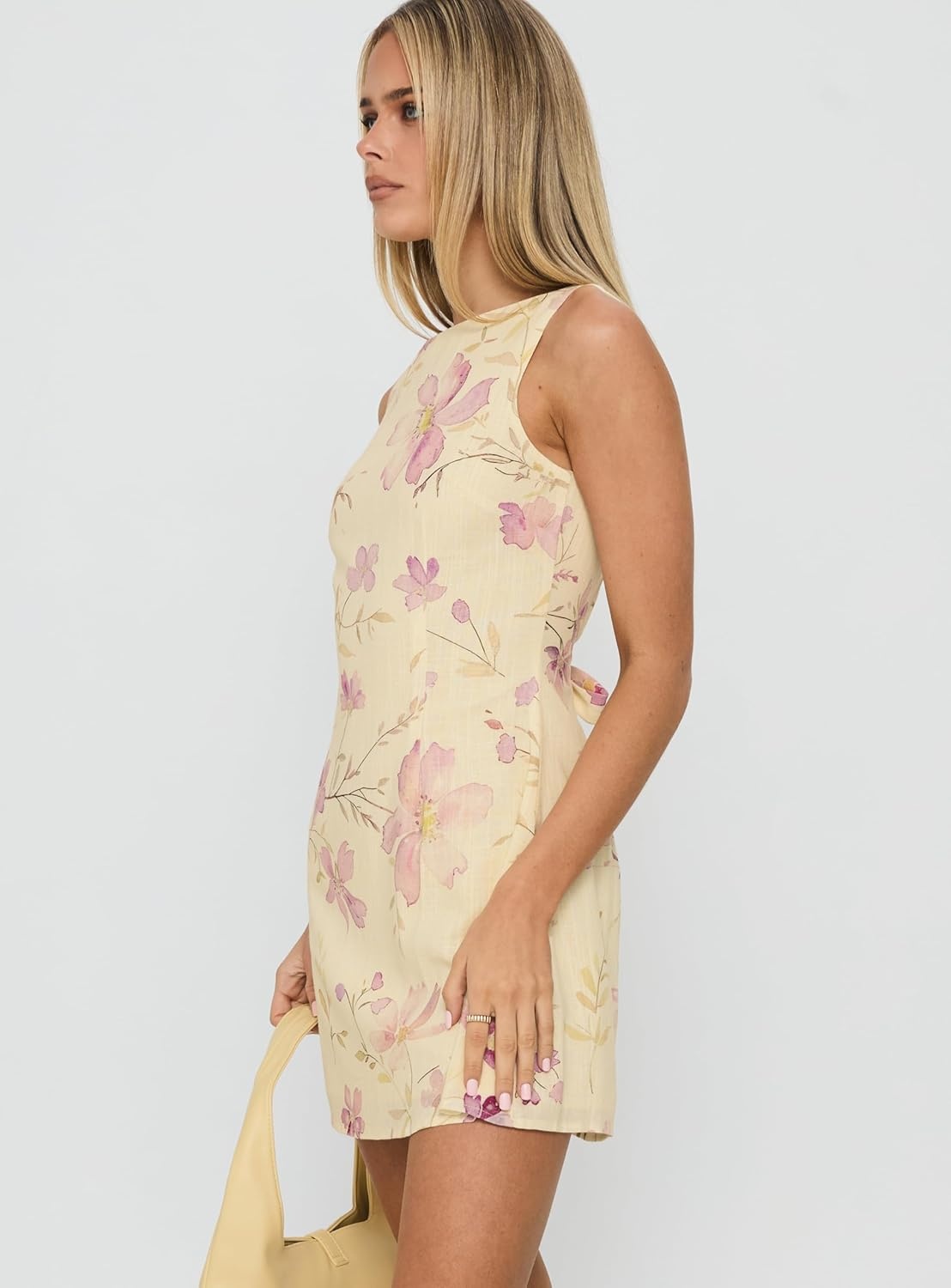 image:imagePrincess Polly Womens Alfalfa Mini DressCream Floral