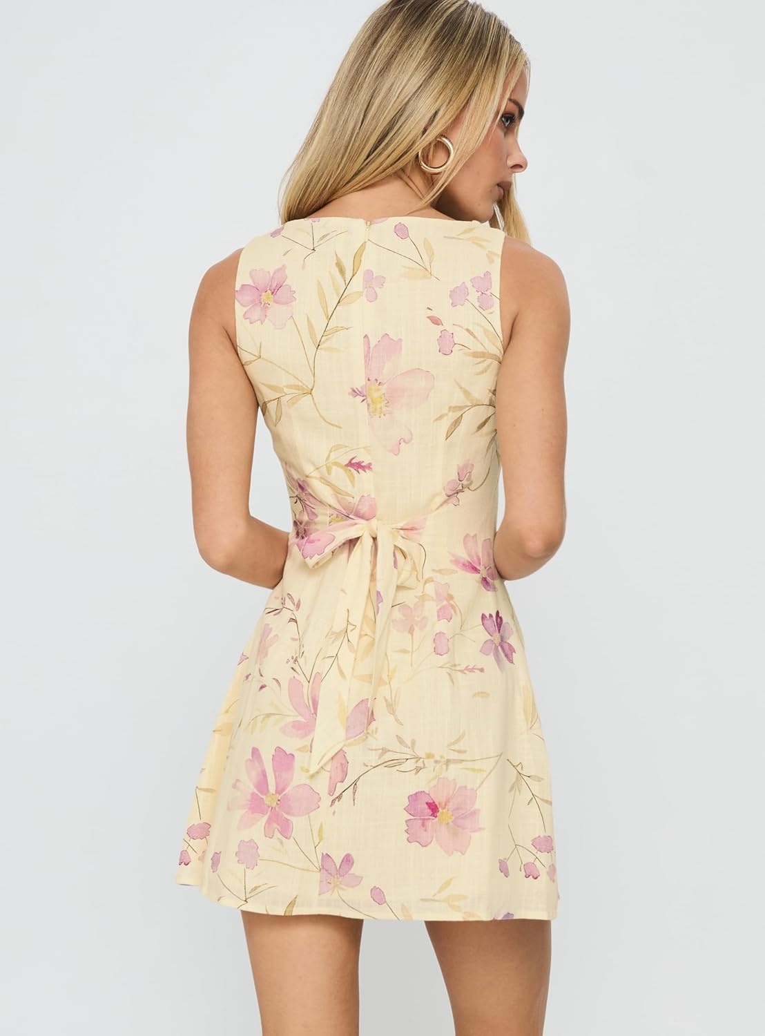 image:imagePrincess Polly Womens Alfalfa Mini DressCream Floral