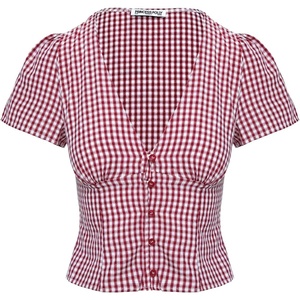 Princess Polly Isolda Top(Red Gingham)