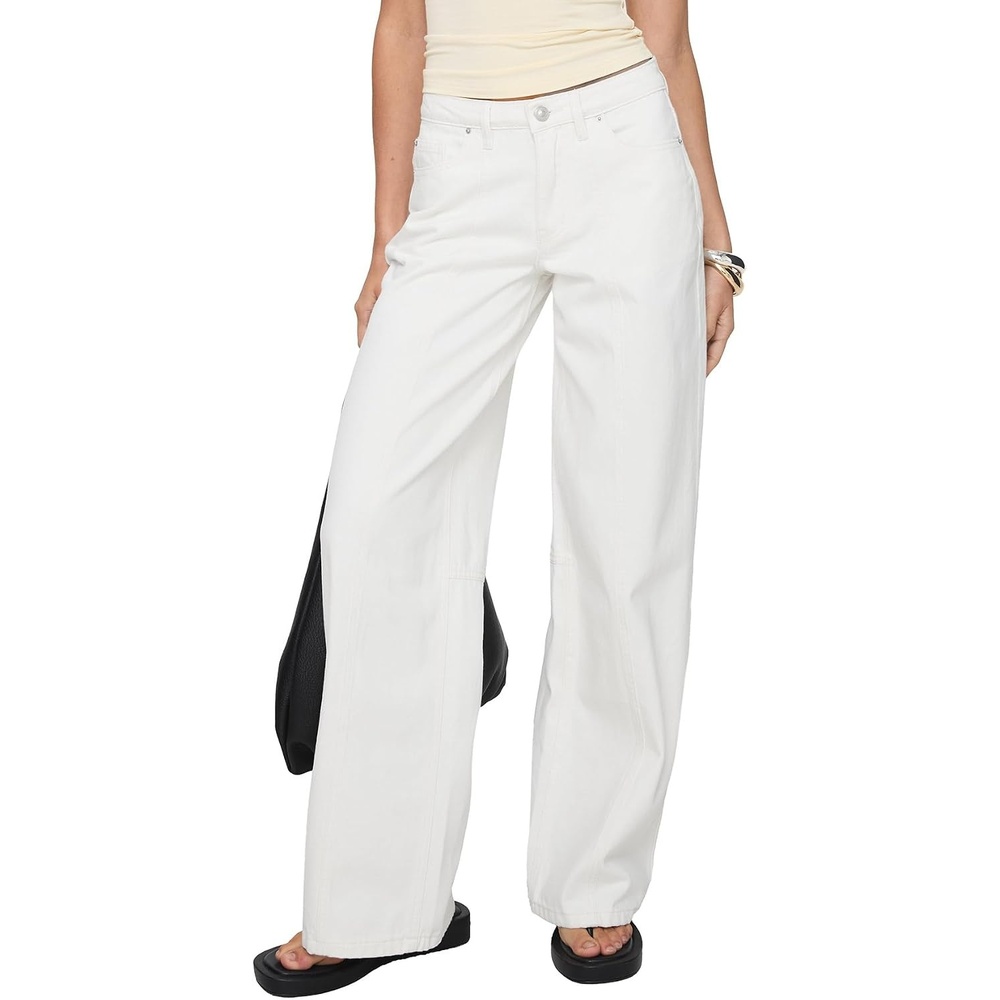 image:imagePrincess Polly Womens Lando Low Rise Straight Leg JeansWhite