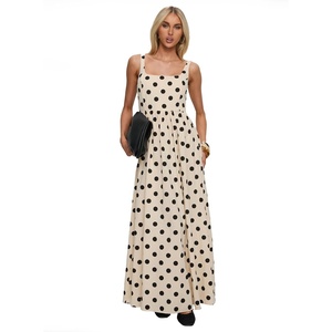 Princess Polly Women’s Cartmel Maxi Dress Cream/Polka Dot(Cream / Polka Dot)